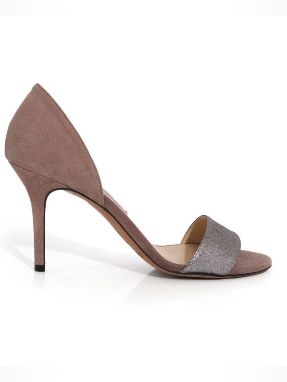 Jimmy Choo Glitter Heels - Beige/Gray 39.5